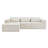 107" Compressed Sectional Sofas (Beige)-231545649