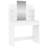 vidaXL Dressing Table with Mirror Storage Makeup Vanity Table Desk Furniture