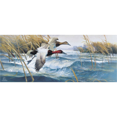 Sur la terrasse, 30 x 76 cm, panneau mural rustique en bois de style ferme
