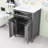 24" Bathroom Vanity Combo with Ceramic Sink, Drawer and Soft-Close Doors Cabient-1920554319