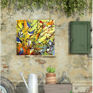 Art sur toile, oiseaux d'une plume
