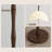 French Vintage-Style Iron & Fabric Floor Lamp