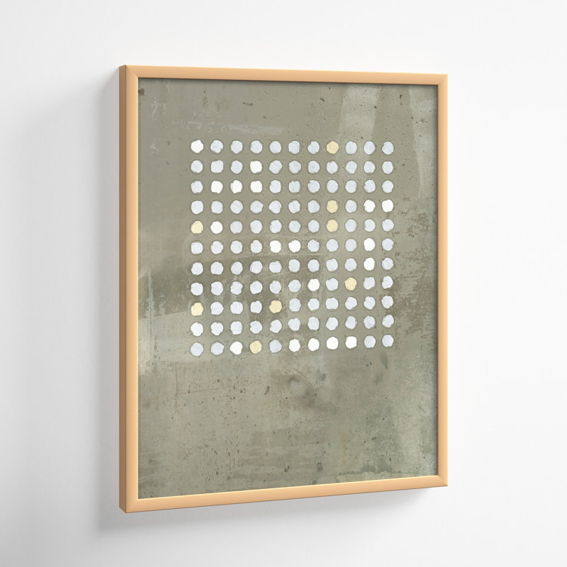 Circles In Squares 2 by Jacques Pilon, 20" H x 16" W x 1.25" D, Brown