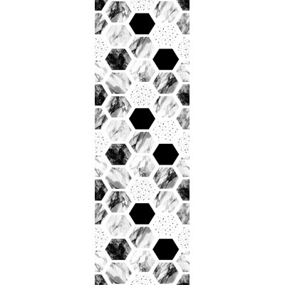 Wymer Peel & Stick Geometric Roll