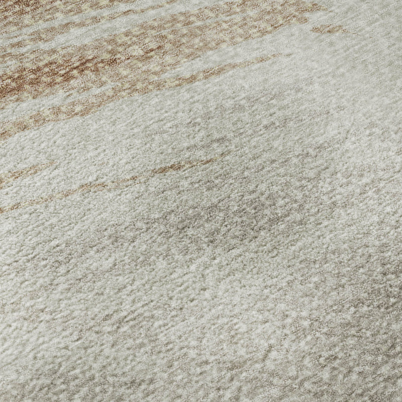 Premium Machine Washable Mayfield AMF2272 Striped Rug, Fern, 9' x 12'