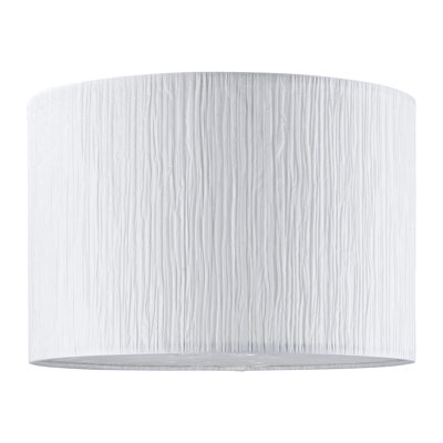 20cm H Paper Drum Pendant Shade ( Screw On ) in White