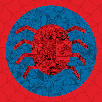 Spider-Man Spider Graphic Art Print on Canvas