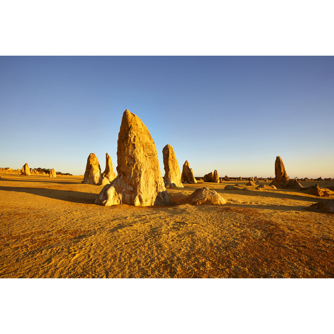 The Pinnacles Western von simonbradfield - Kunstdrucke auf Leinwand