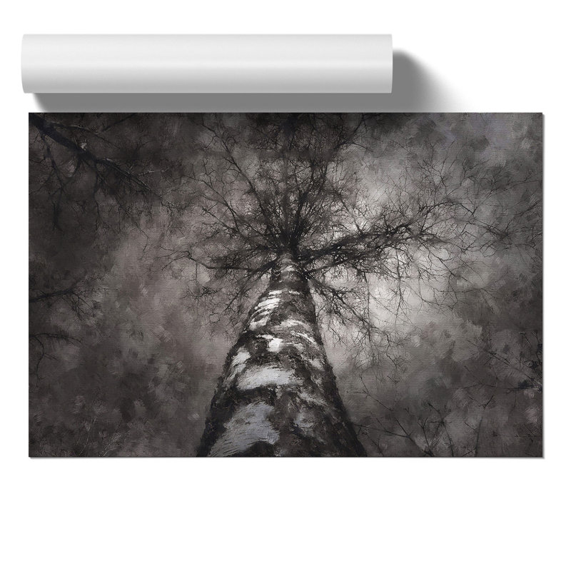 Birch Tree - No Frame Painting, 42cm H x 59cm W x 0.1cm D