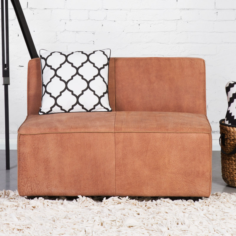 Simon Genuine Leather Loveseat