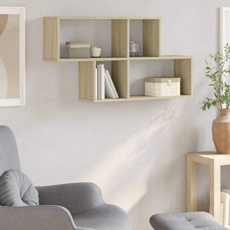 Argenide Floating Shelf, Sonoma Oak