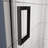 Matte Black Sliding Shower Door - 5/16" Tempered Glass, Good Leakage Function For Bathroom Low Maintenance