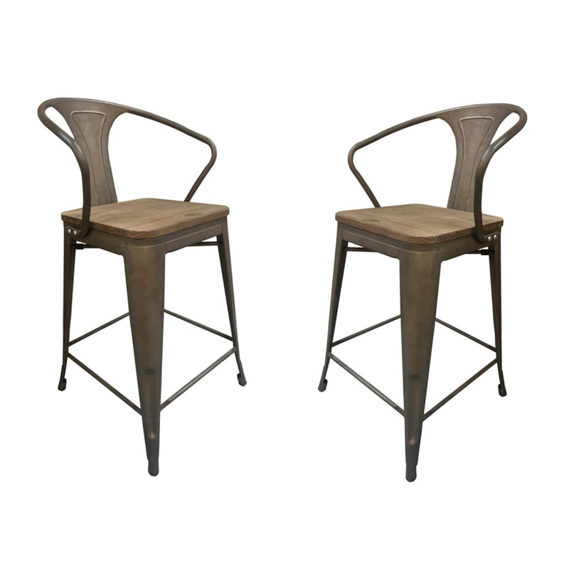 Tabouret avec accoudoirs Kowanna