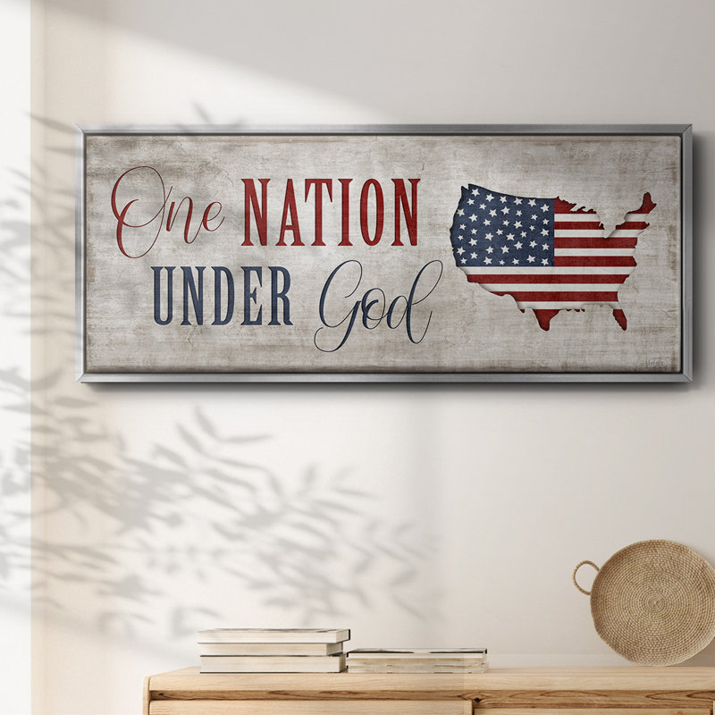 One Nation Under God - Toile encadrée