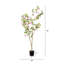 Arbre artificiel 60 'en pot fleurs roses