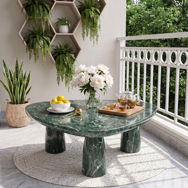 Table basse, Vert algue