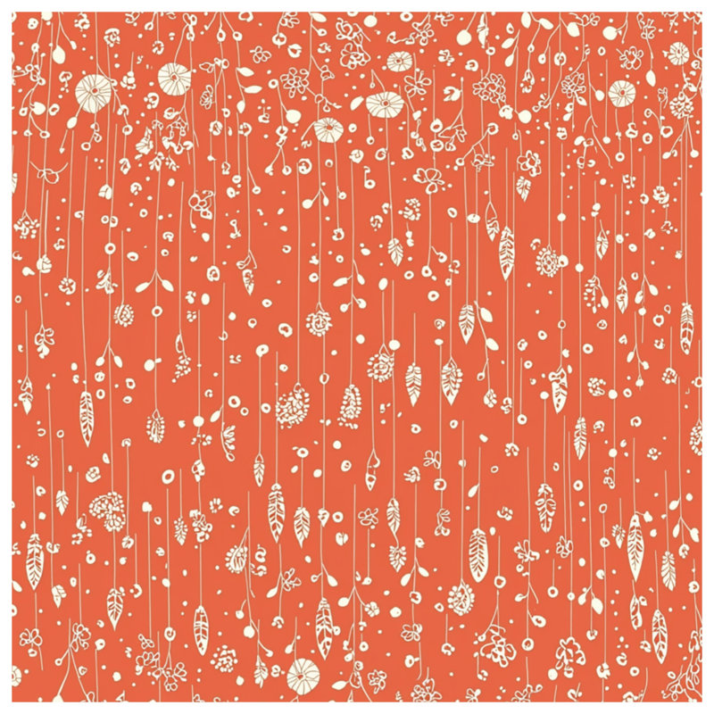 Tapis de bain floral Boho, 34in W x 21in L