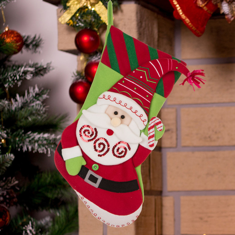 Felt 3D Christmas Stocking