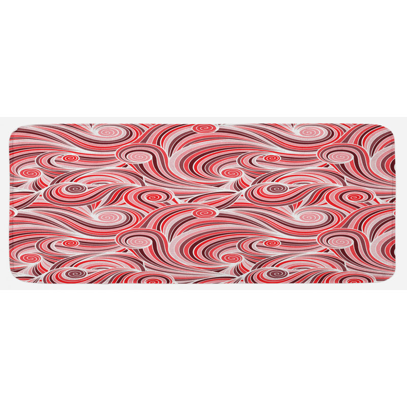 Eclectic Polyester Kitchen Mat