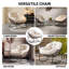 Fauteuil Papasan berçant surdimensionné pour patio-1856238042