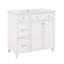 36" Bathroom Vanity With Ceramic Sink, Bathroom Storage Cabinet With 2 Drawers & Soft-Close Doors, Adjustable Shelves-503480890
