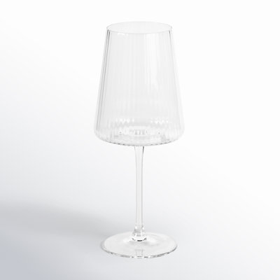 Claro Ribbed Wine Glass