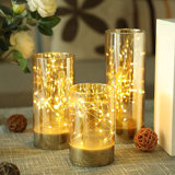 Ensemble de bougies 3 lumières DEL