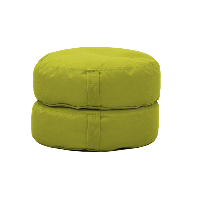 Coussin à billes rond 16 po Element, Lime