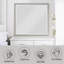 Miroir avec miroir et finition champagne