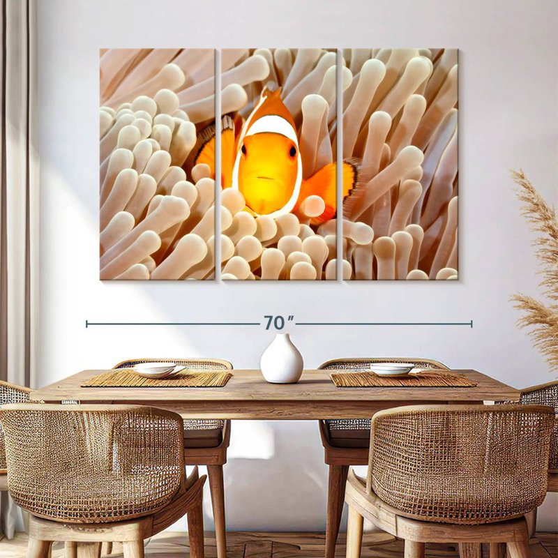 Anémone Clownfish, H 20 po x l 33 po
