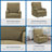 Emily Upholstered Reclining Rocking Chair-1522182872