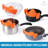 Zulay Kitchen Silicone Strainer with Clips-60758788