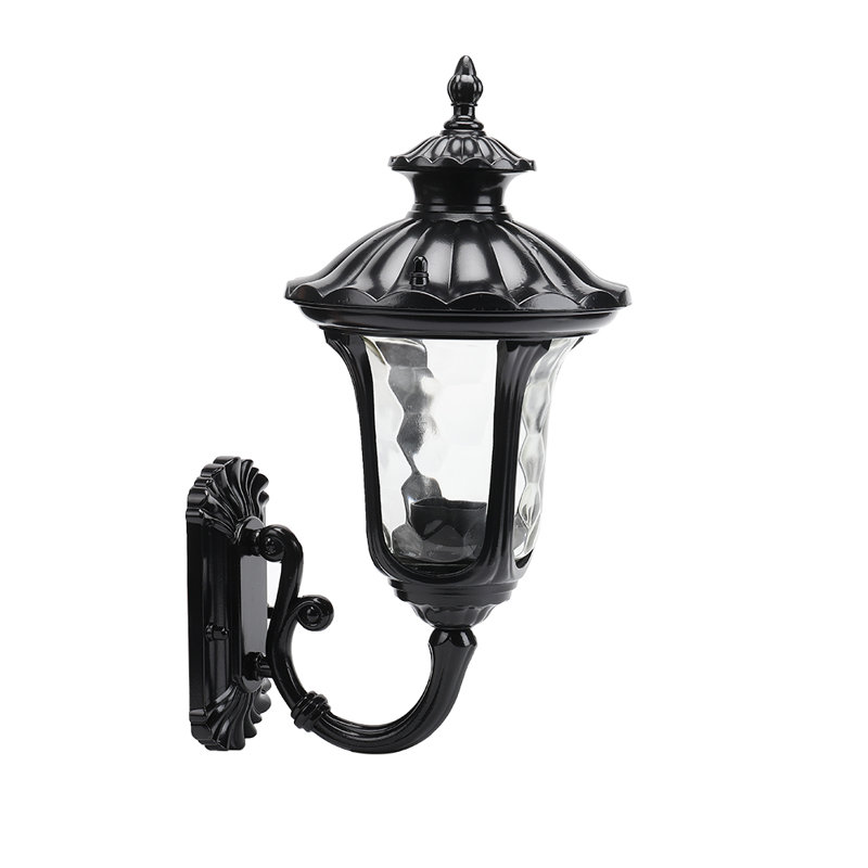 Matte Black 38cm H Outdoor Wall Lantern