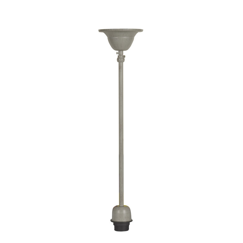 San Pablo 1 - Light Bulb Pendant, Grey Taupe Metal