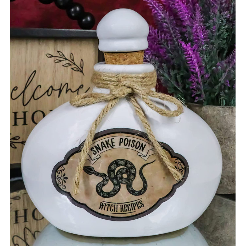 The Holiday Aisle® Snake Poison Witch Recipes en céramique Mad Doctor Scientist