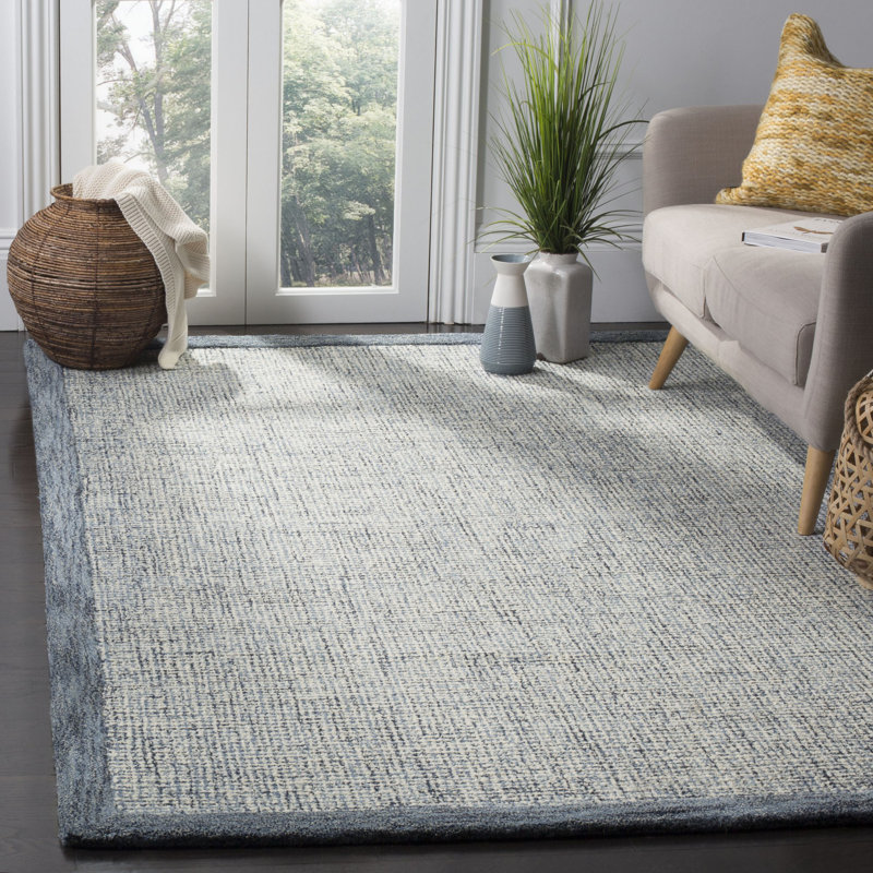 Canales Hand Tufted Wool Rug, Rectangle 9' x 12'