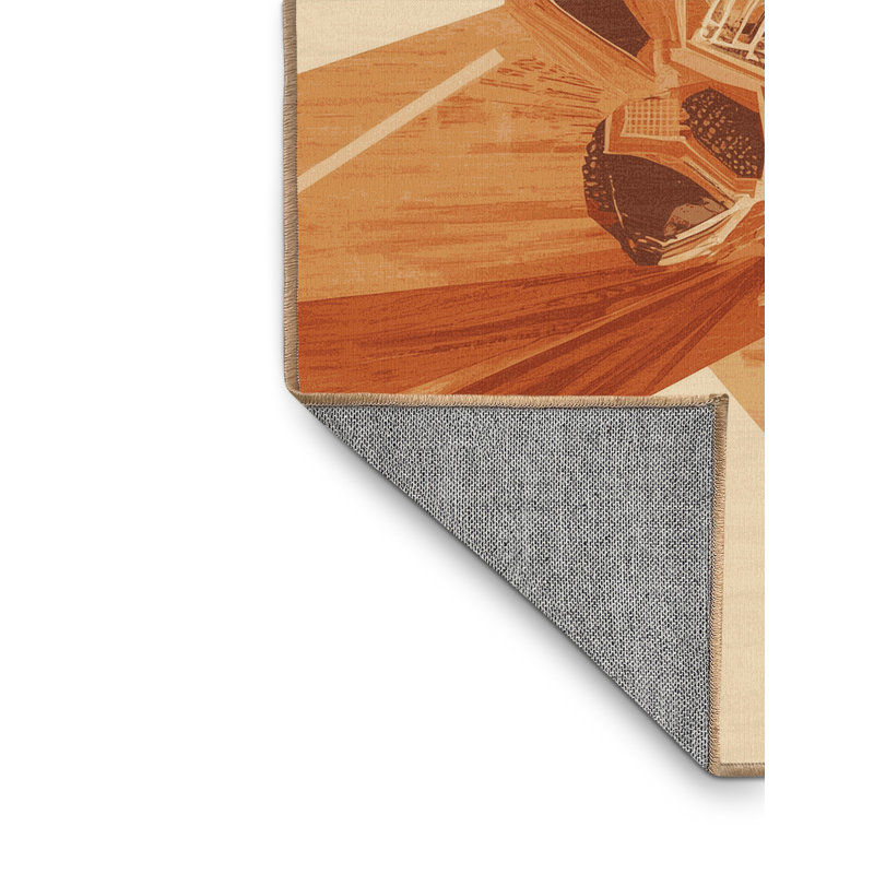 Tapis géométrique moderne Paitlyn St Basils cathédrale Moscow, 5 x 7