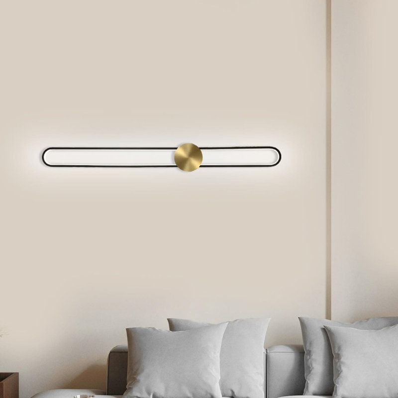 Applique murale à DEL à intensité variable avec température de couleur réglable 3000K-6000K, lampe murale câblée moderne pour le salon, la chambre à coucher, le couloir et le vestibule