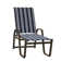Holna Outdoor Rust-Resistant Metal Chaise Lounge