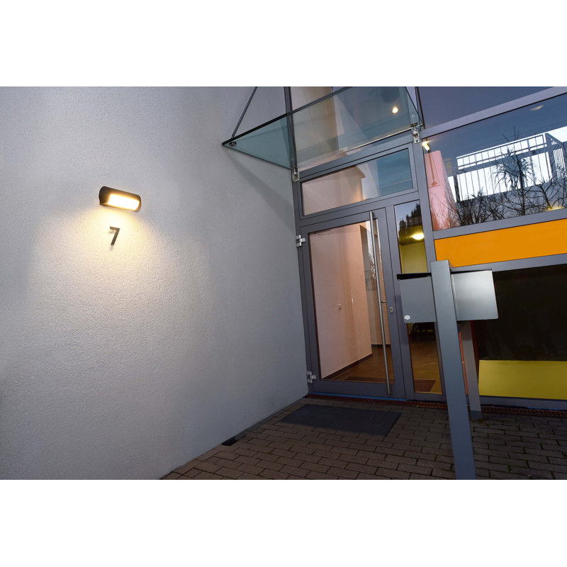 Grau 12 - Bulb 10.5cm H Integrated LED Outdoor Flush Mount