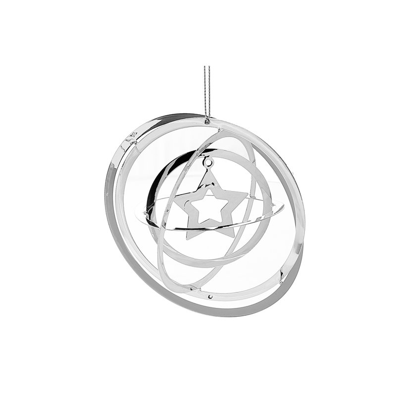 4.5'' Metal Holiday Shaped Ornament