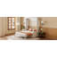 Lit escamotable double pleine grandeur avec coussin