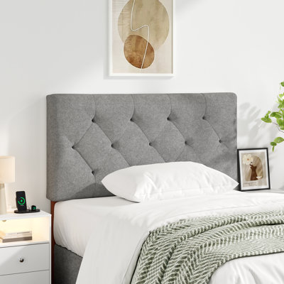 Adjustable Height Upholstered Headboard