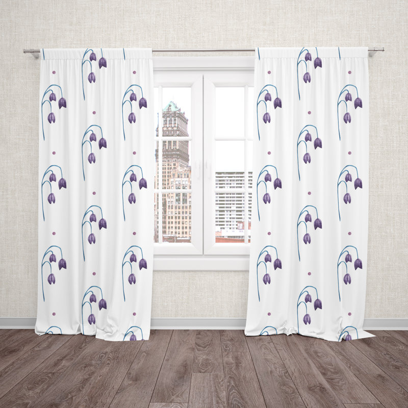 Karila Room Darkening Curtain Pair, 20" W x 82" L