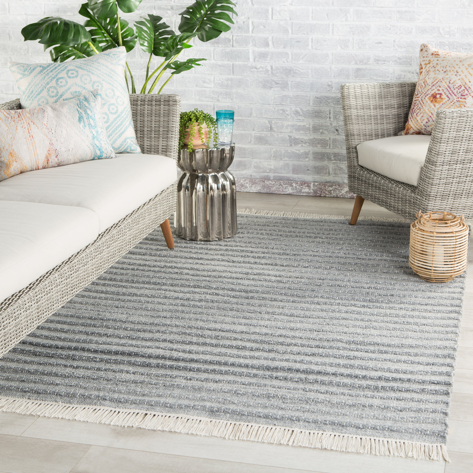 Graham Hand-Woven Outdoor Jute Rug, Rectangle 5' x 8'
