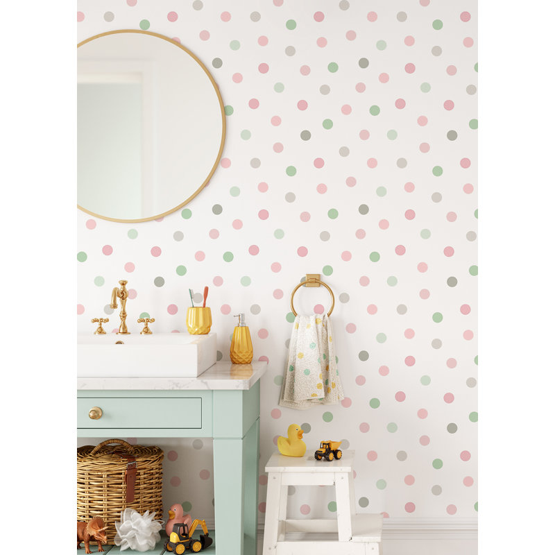 Rouleau de papier peint L 33 pi x l 20,9 po, Rose