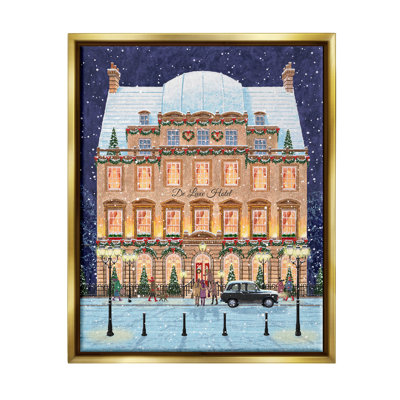 «Winter Hotel Christmas Festival» par Pip Wilson, peinture