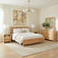 Ensemble de chambre à coucher en bois de ronce 5 pièces Cora-126295132