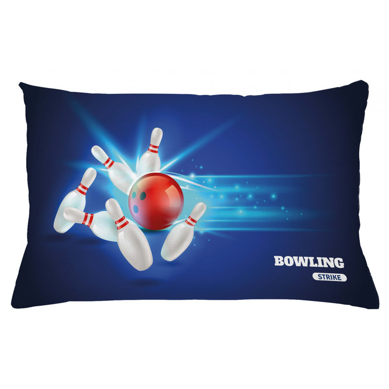 Housse de coussin décoratif d’intérieur/d’extérieur à la soirée bol, 16 po x 26 po