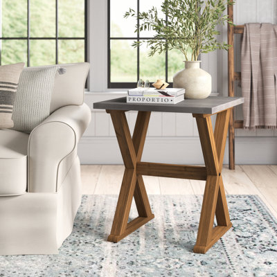 Kyndra Solid Wood End Table